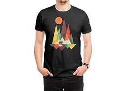 Cool shirt with mountains